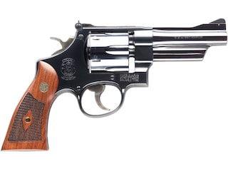 Smith & Wesson Model 27 Classic Revolver 357 Magnum 4" Barrel 6-Round Blued Wood image